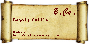 Bagoly Csilla névjegykártya